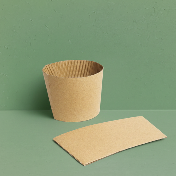 12/16 oz Large Compostable Coffee Cup Sleeves