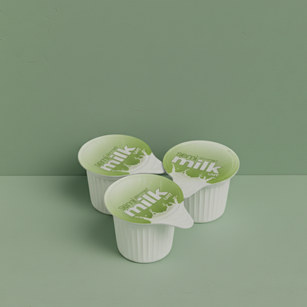 Semi-Skimmed Milk Pots